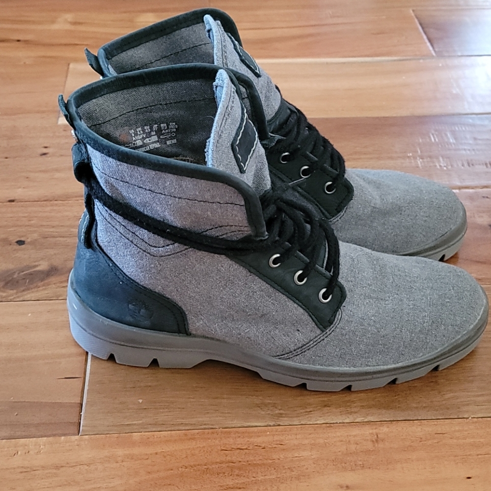 Salt and Pepper Timberland's - Size 9